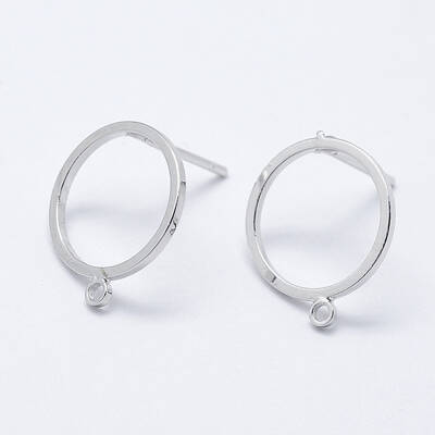 Brass Stud Earring Findings