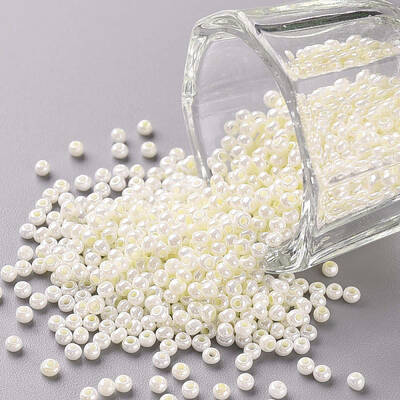 11/0 Grade A Ceylon Glass Seed Beads