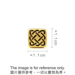 'Noir' 999 Gold Charm