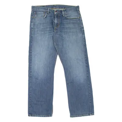 LEVI'S 514 Jeans Mens Blue Slim Straight Stone Wash W33 L30