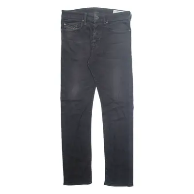 DIESEL Mens Jeans Black Regular Tapered W29 L29