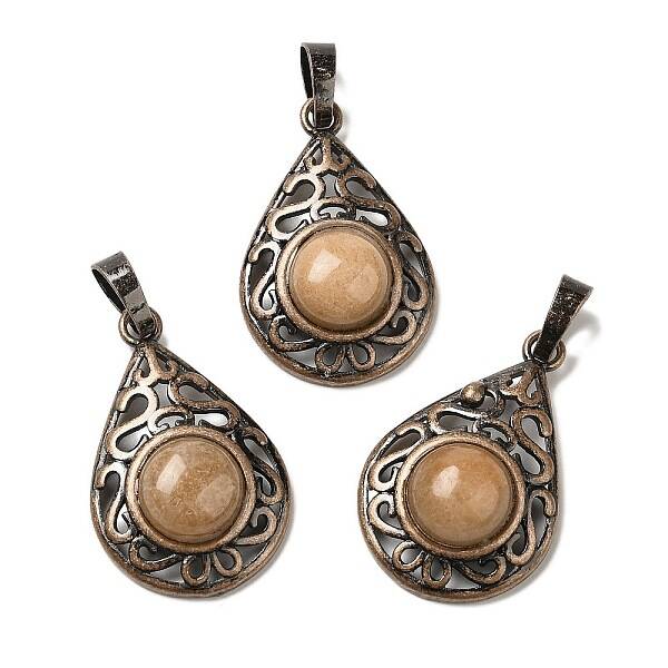 Natural Red Aventurine Pendants