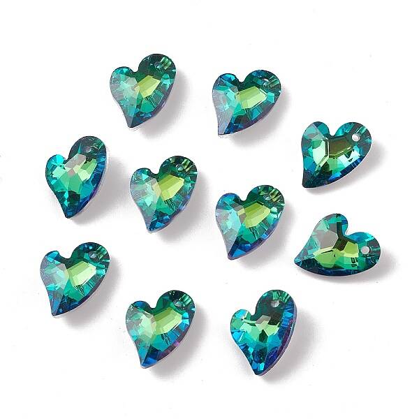 Electroplate Glass Pendants