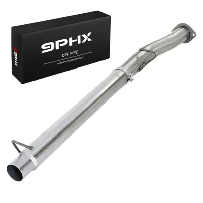 2008-2010 Powerstroke 6.4 DPF & Cat Delete Race Pipe 4/5 Inch for Ford F250,F350,F450,F550