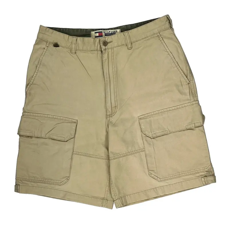 Tommy Hilfiger Cargo Shorts - 30? Waist Beige Cotton