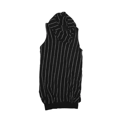 MANILA GRACE Jumper Dress Black Striped Wool Sleeveless Short Womens UK 12