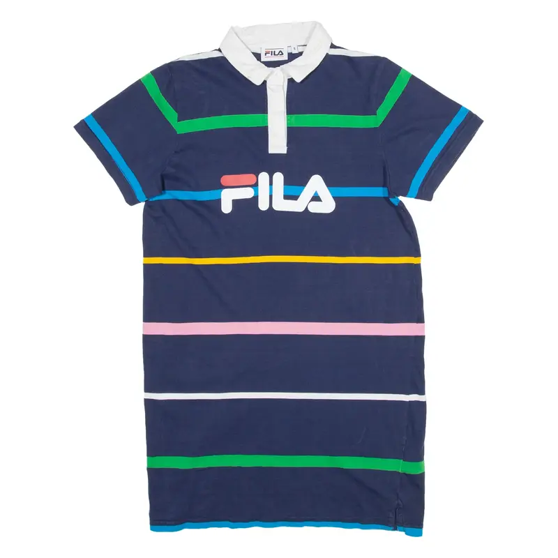 FILA Womens Polo Shirt Blue S