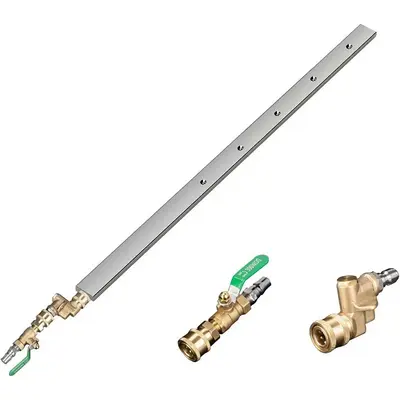 24'' Portable Radiator Cleaning Wand – 4500 PSI Radiator Flush Pressure Power Washer Wand and Cleaner Stainless Steel Tool ...