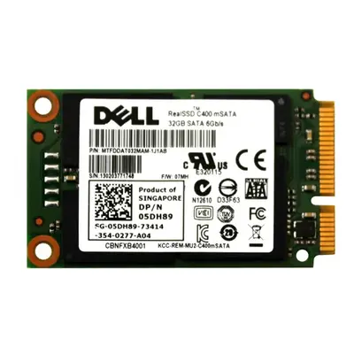 5DH89 Dell 32GB Multi-Level Cell SATA 6Gb/s mSATA 1.8-Inch Solid State Drive