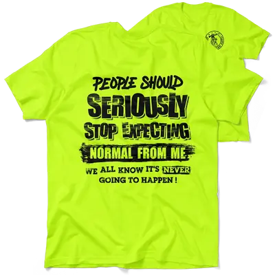 Should Stop Expecting - Safety Yellow Shirts