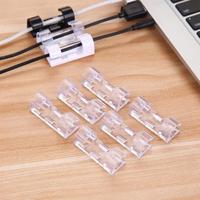 100 PCS Cable Clips with Strong Adhesive,Wire Holder Management for Office Home,Wall,Desk,Car,Dash Cam,Ethernet,Electric Wire...