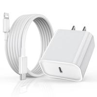 20W PD Fast Charger With 6FT USB C to iOS Charging Cable for iPhone 14/13 Pro Max, Super Fast USB C Charger And Data Sync Cor...