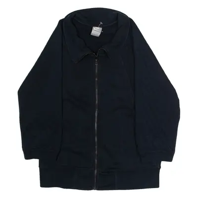NIKE Womens Track Jacket Blue L