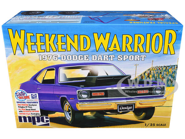 Skill 2 Model Kit 1976 Dodge Dart Sport Weekend Warrior 1/25 Scale Model by MPC