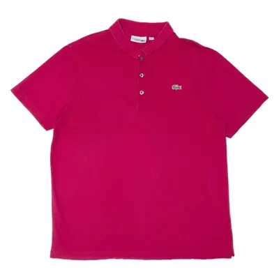 LACOSTE Sport Mens Polo Shirt Pink XL
