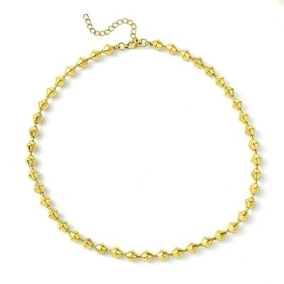 Ion Plating(IP) 304 Stainless Steel Bead Necklaces