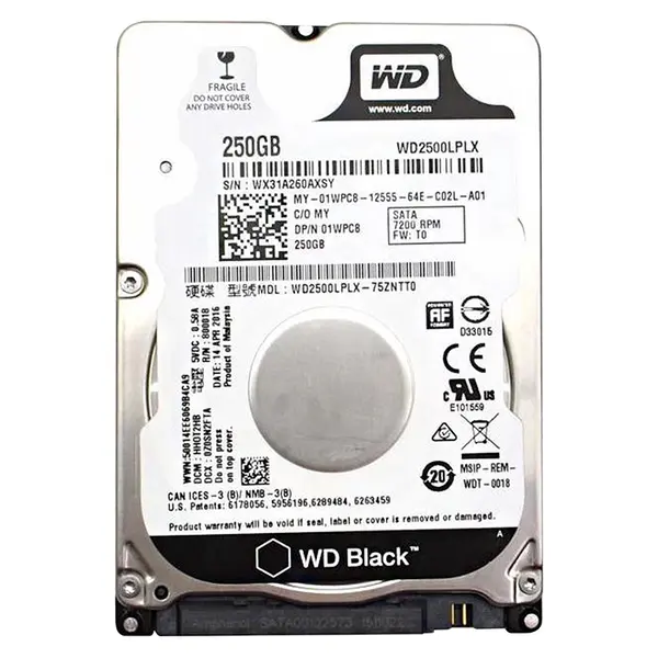 1WPC8 Dell 250GB 7200RPM SATA 3Gb/s 16MB Cache 2.5-Inch Hard Drive