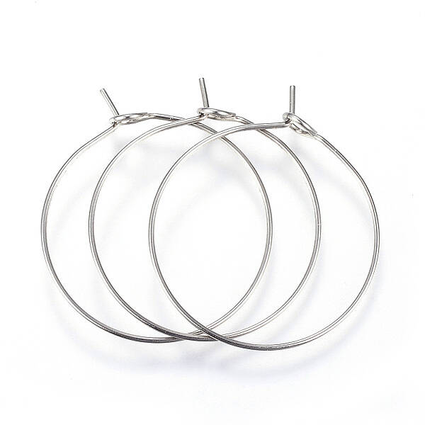 316L Surgical Stainless Steel Hoop Earring Findings
