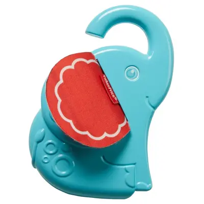 Fisher Price Elephant Peek 2-in-1 Play Mirror with Teething Rattles 3+ Months