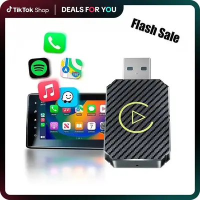 Dealsforyoudays | 2 in 1 Wireless CarPlay Adapter, converts wired to wireless, suitable for factory wired CarPlay cars from 2...
