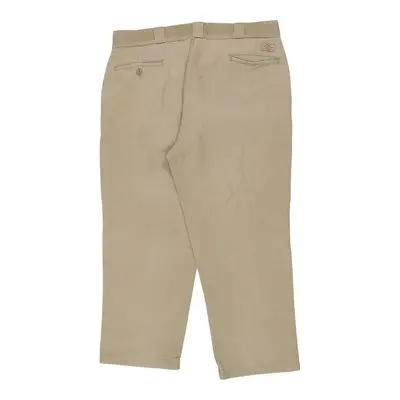 Dickies Trousers - 38W 27L Beige Cotton Blend | Size: 38