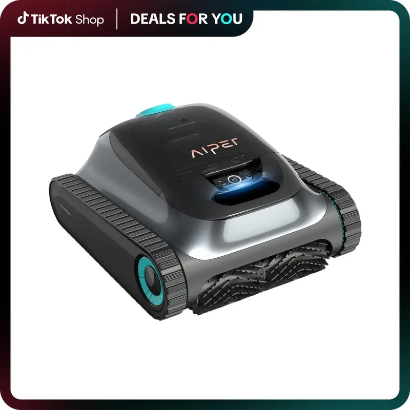 AIPER Scuba S1 Cordless Robotic Cleaner, Smart Navigation for Inground Pools up to 1,600 Sq.ft, Wall and Waterline Cleaning V...
