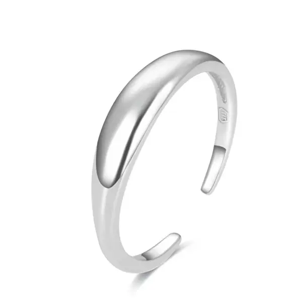 Beneto Minimalist Silver Leg Ring AGGF487