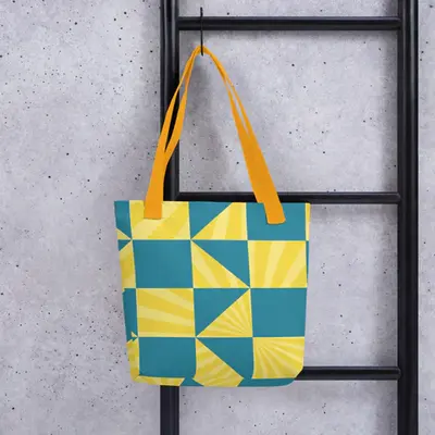 Geometric Memories Tote Bag