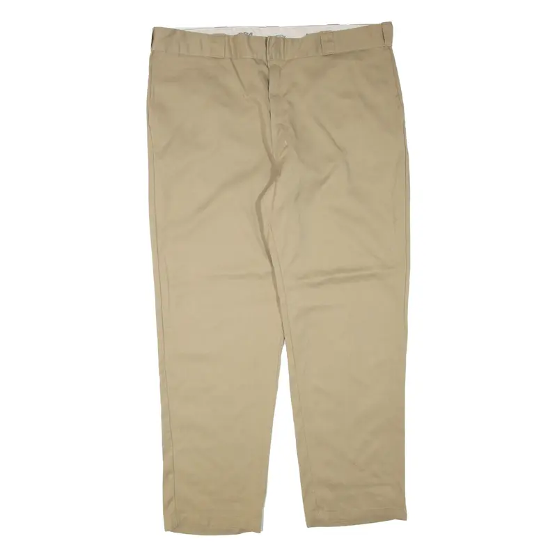 DICKIES Mens Trousers Brown Regular Tapered W40 L32