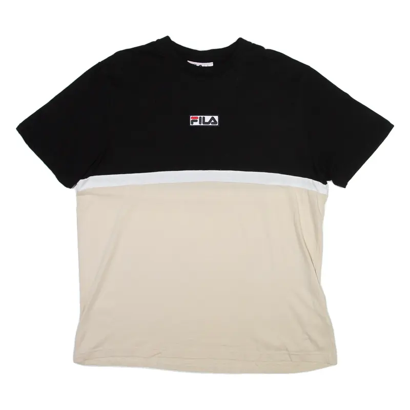 FILA Mens T-Shirt Beige XL