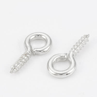 Iron Screw Eye Pin Peg Bails