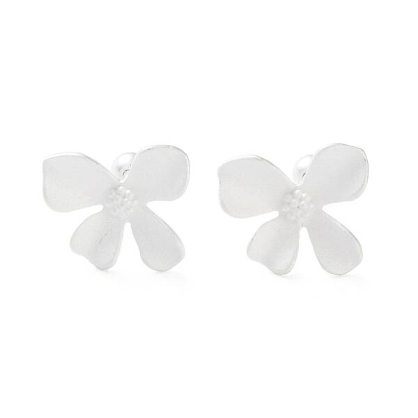 999 Fine Silver Flower Cartilage Earrings