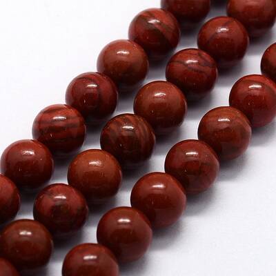 Natural Red Jasper Beads Strands