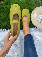 Women's Fashionable Slip on Flats, Casual Comfortable Non-slip Flat Shoes, All-match Commuter Shoes for Work & Daily Wear, Sh...