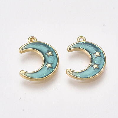 Brass Enamel Charms