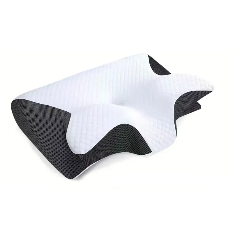 Memory Foam Soft Neck Pillow, 1 Count Comfortable Neck Support Pillow, Neck Rest Cushion for Sleeping, Sleep Pillow，Family ...