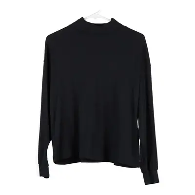 Paris Sport Club Rollneck - Medium Black Cotton