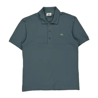 Lacoste Polo Shirt - Small Grey Cotton