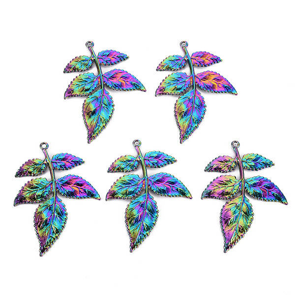 Rainbow Color Alloy Big Pendants