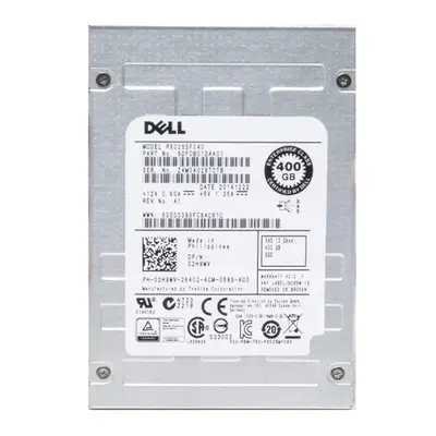Dell 2H9WV | 400GB Multi-Level Cell SAS 12Gb/s Hot-Pluggable 2.5-Inch Solid State Drive for PowerEdge Servers