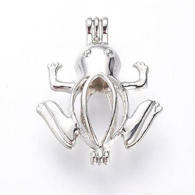 Hollow Brass Locket Pendants