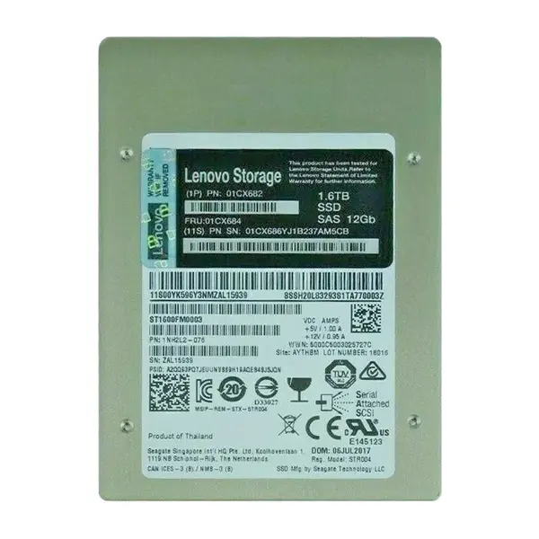 01CX684 Lenovo 1.6TB SAS 6GB/s 2.5-Inch Internal Solid State Drive