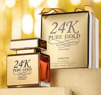 [US]24K Gold&Pink Sweet Vanilla&Sweet Fruity Scent|3.4 Fl Oz Eau de Parfum Spray Travel Size Perfumes|Long Lasting Perfume fo...