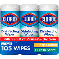 Free Disinfecting and Cleaning Wipes 35 Count 3 Pack TripleWeave Texture for Cleaning Tough Messes and 99.9% Allergen Removal