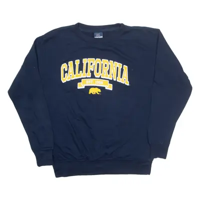 MV SPORT 1 California Mens Sweatshirt Blue USA M