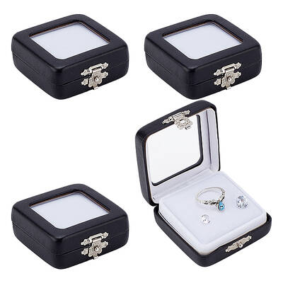 PU Leather Jewelry Gift Storage Box