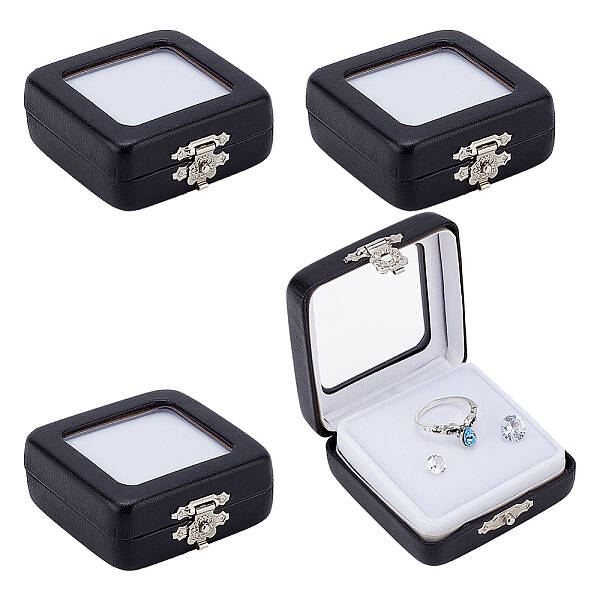 PU Leather Jewelry Gift Storage Box