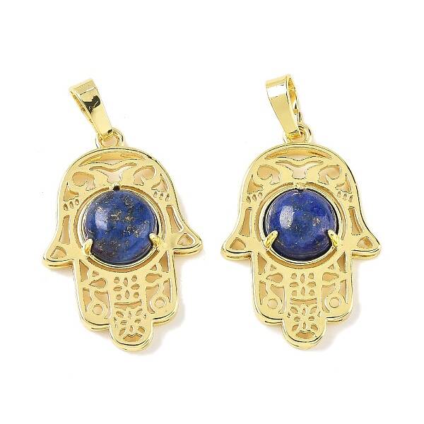 Natural Dyed Lapis Lazuli Pendants