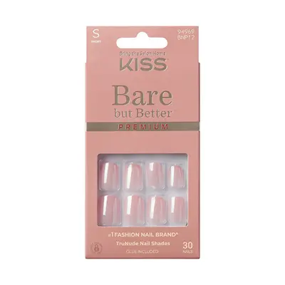 Kiss Unghie In Gel Premium Bare-But-Better 30 Pezzi