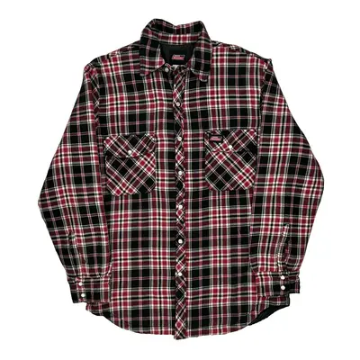 Dickies Checked Flannel Shirt - Large Multicoloured Cotton
